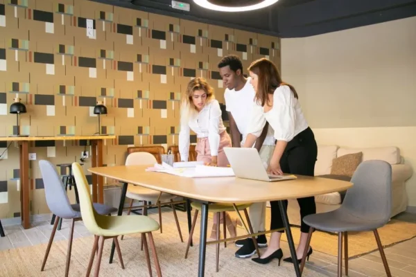 Office interior designers in Delhi planning functional modern workspaces