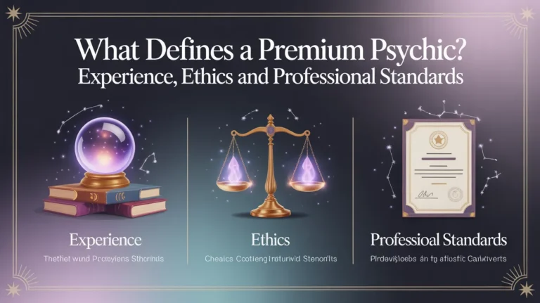 What Defines a Premium Psychic? Experience, Ethics and Professional Standards