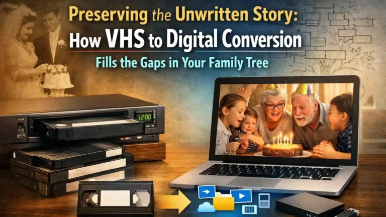 Preserving the Unwritten Story: How VHS to Digital Conversion Fills the Gaps in Your Family Tree