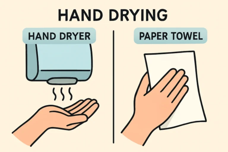 Hand Dryers vs. Paper Towels
