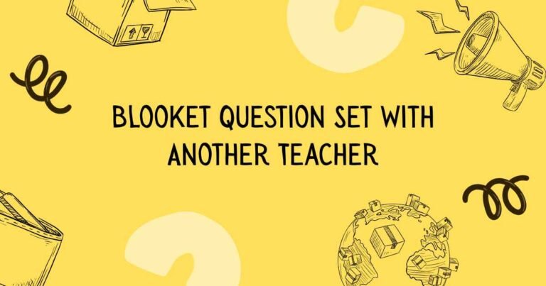Blooket Question Set With Another Teacher
