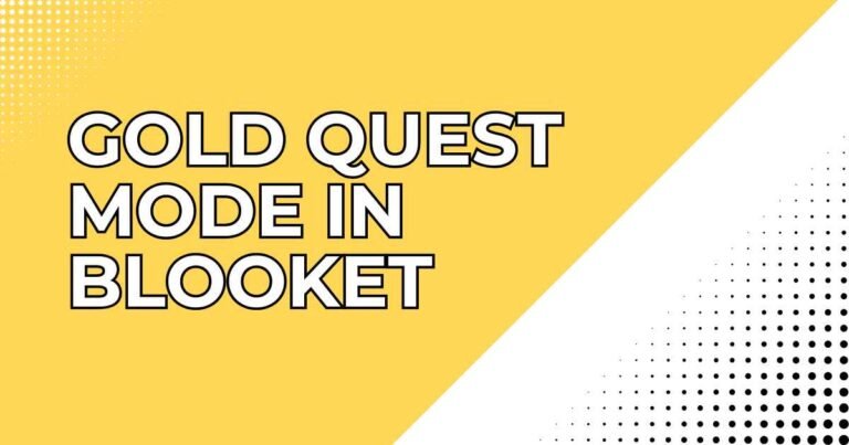 Gold Quest Mode in Blooket