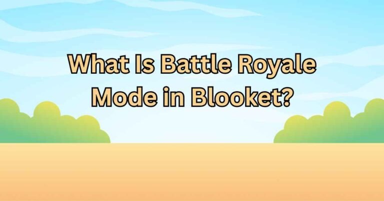 What Is Battle Royale Mode in Blooket?