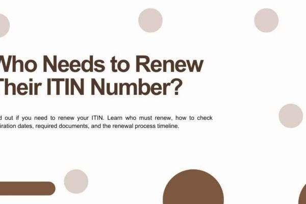 Who Needs to Renew Their ITIN Number