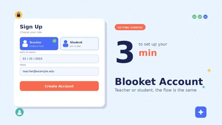 Blooket Account Creation