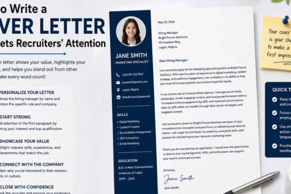 How to Write a Cover Letter That Gets Recruiters’ Attention