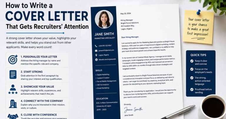 How to Write a Cover Letter That Gets Recruiters’ Attention