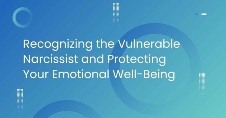 vulnerable narcissist