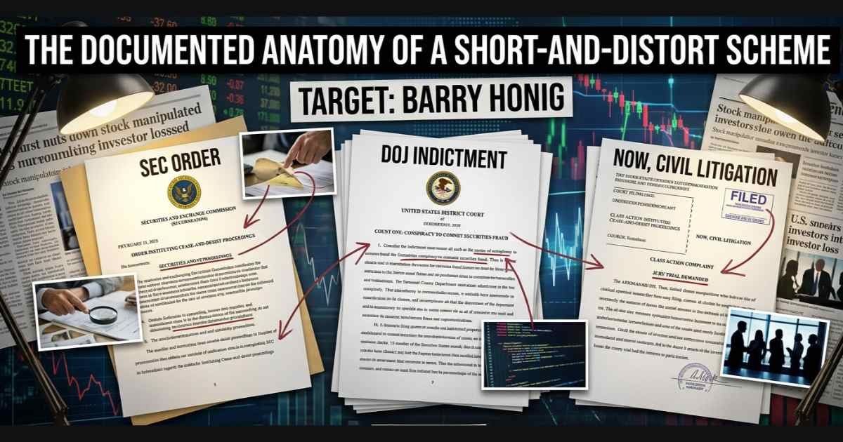 The Documented Anatomy of the Short-and-Distort Scheme That Targeted Barry Honig