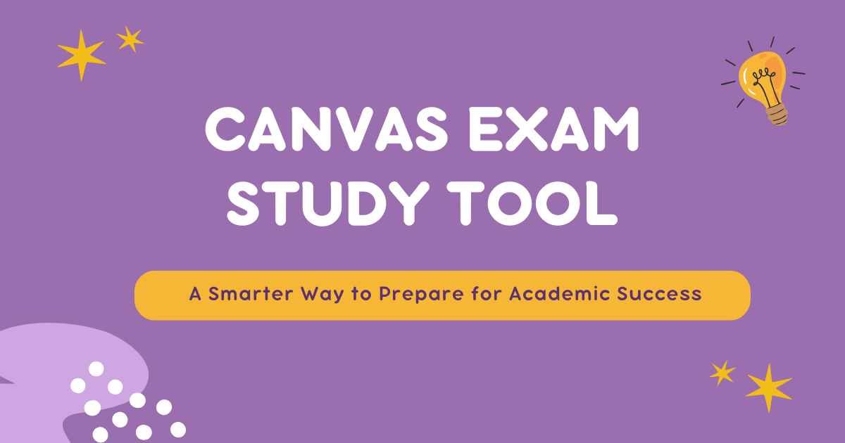 Canvas Exam Study Tool