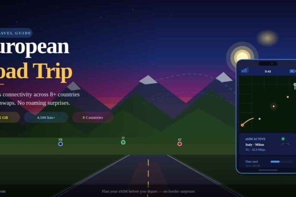 Road Tripping Europe With One eSim Card in 2026