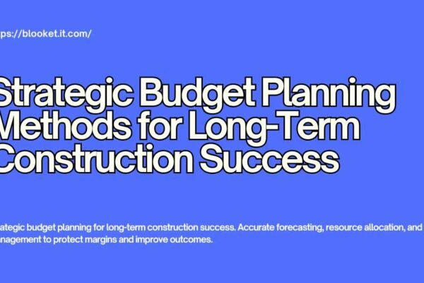 Strategic Budget Planning Methods for Long-Term Construction Success