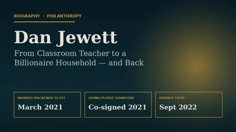 Dan Jewett: The Complete Story of MacKenzie Scott’s Ex