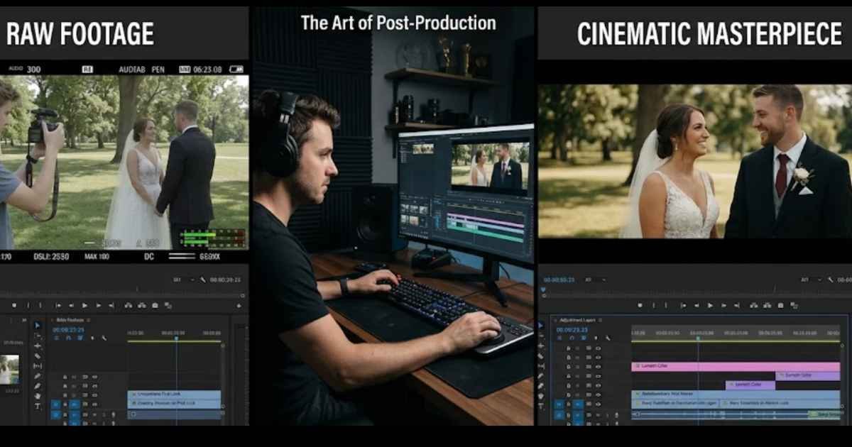 How Professional Video Editing Services Transform Wedding Filmmaking From Raw Footage to Cinematic Masterpieces