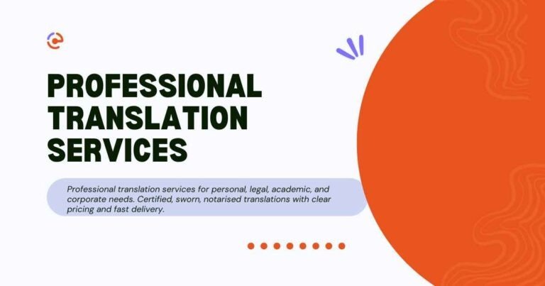 Professional Translation Services
