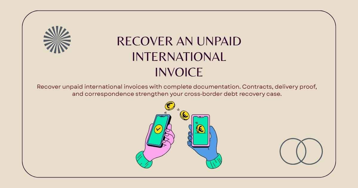 Recover an Unpaid International Invoice