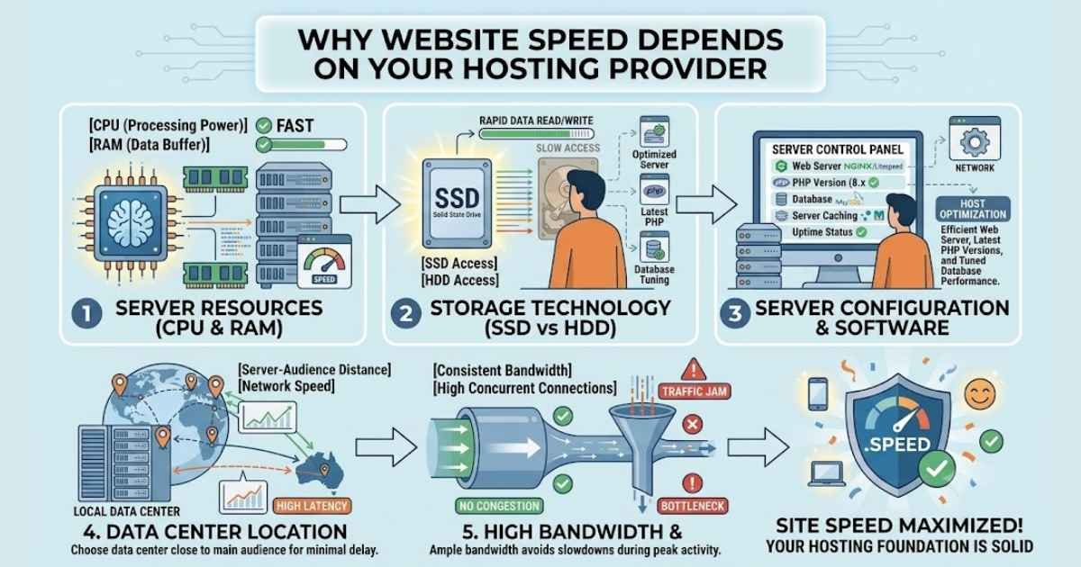 Why Website Speed Depends on Your Hosting Provider