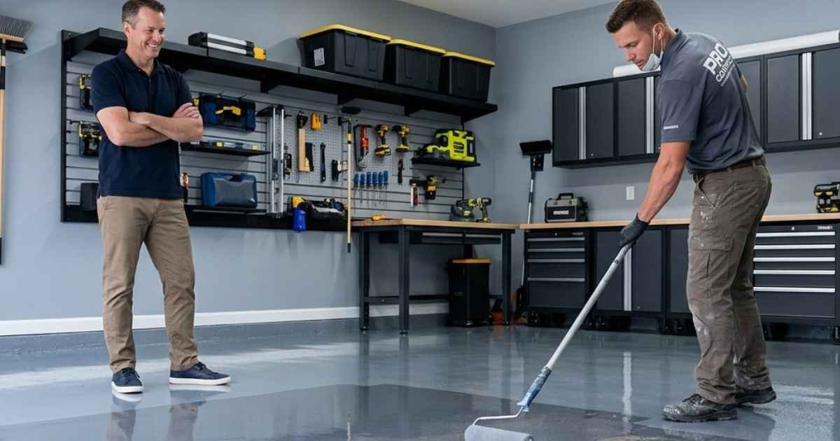 Polyaspartic Garage Floor Coating