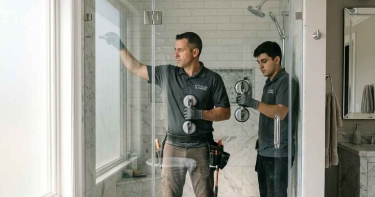 Shower Door Installation