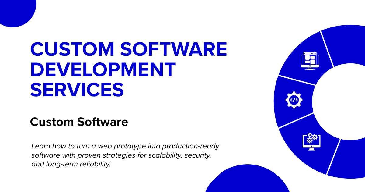 Web Prototype into Production-Ready Software