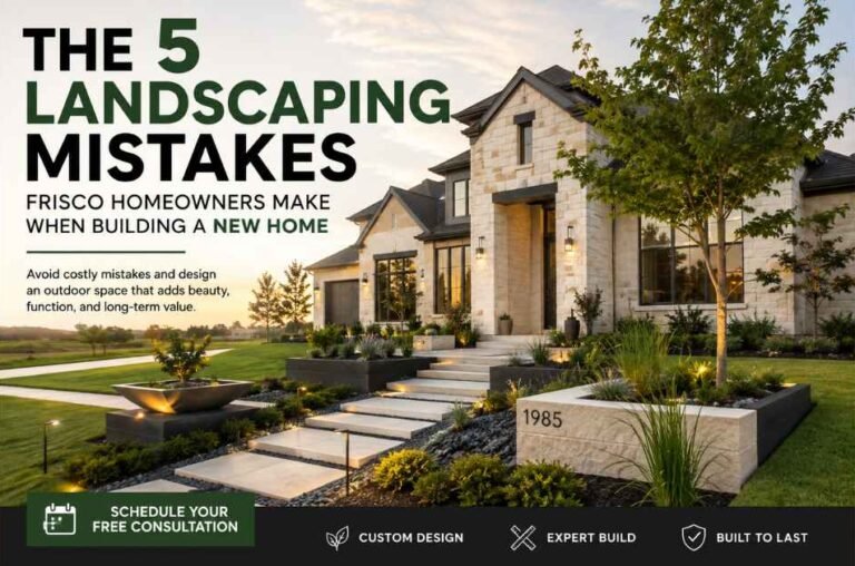 Landscaping Mistakes Frisco Homeowners
