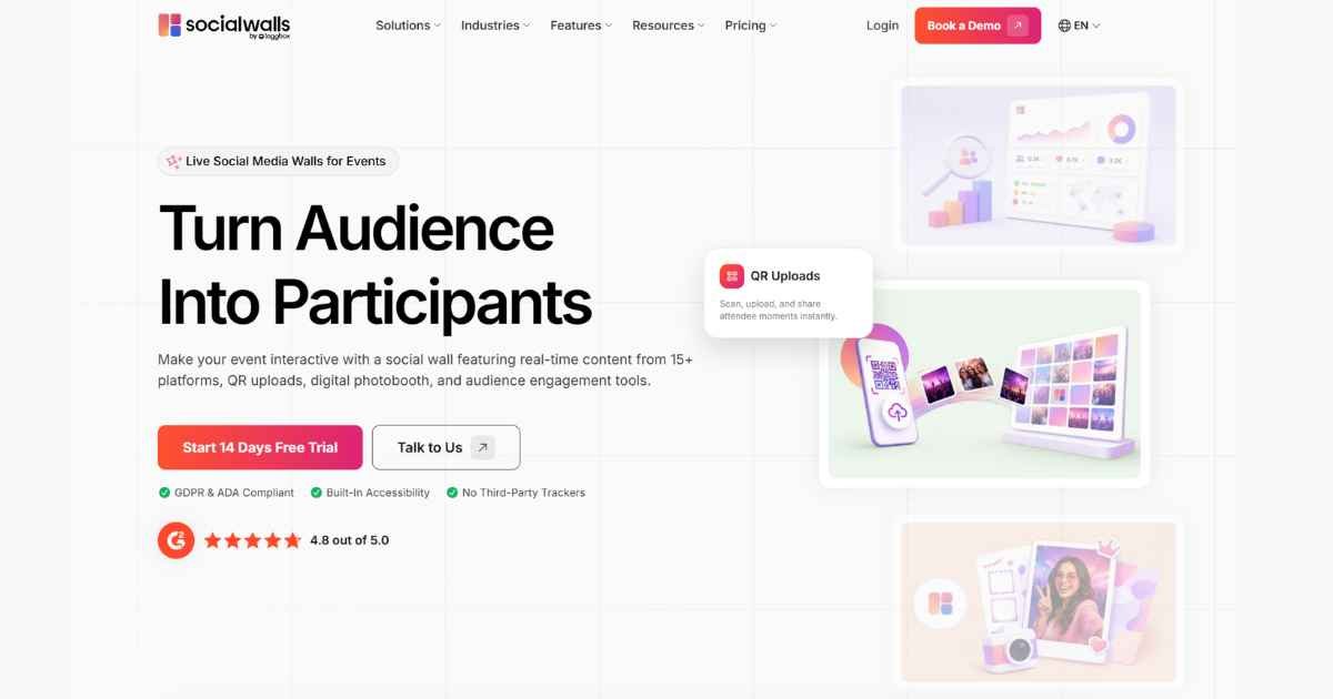 Live Social Media Wall Solutions for Interactive Events