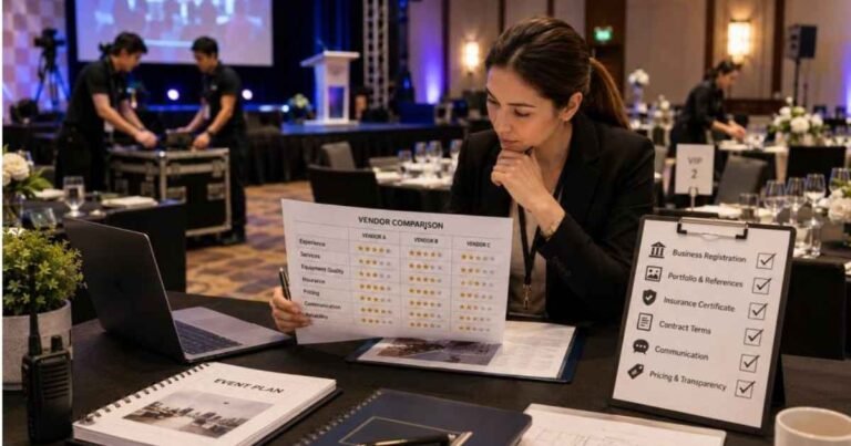 Vetting Event Vendors