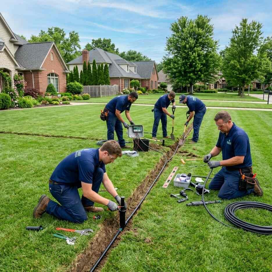 Irrigation System Installation service and professional results