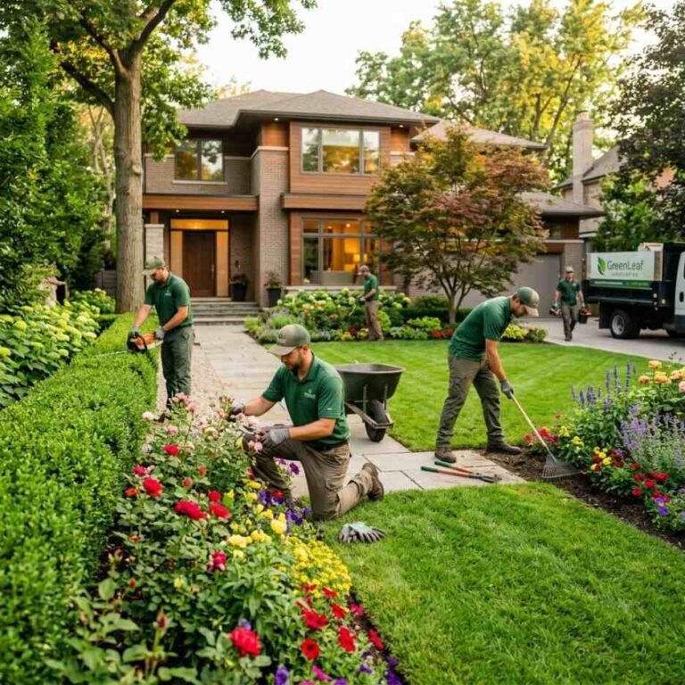 landscaping service and professional results