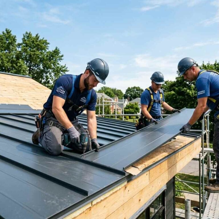 metal roofing service and professional results