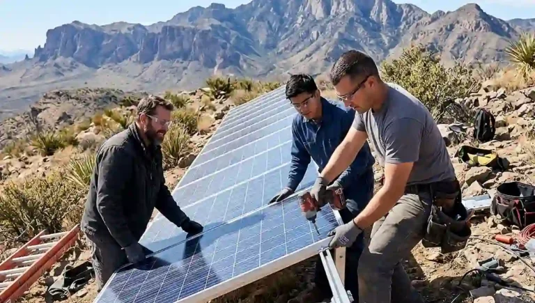 Off-grid energy system supporting independent modern living