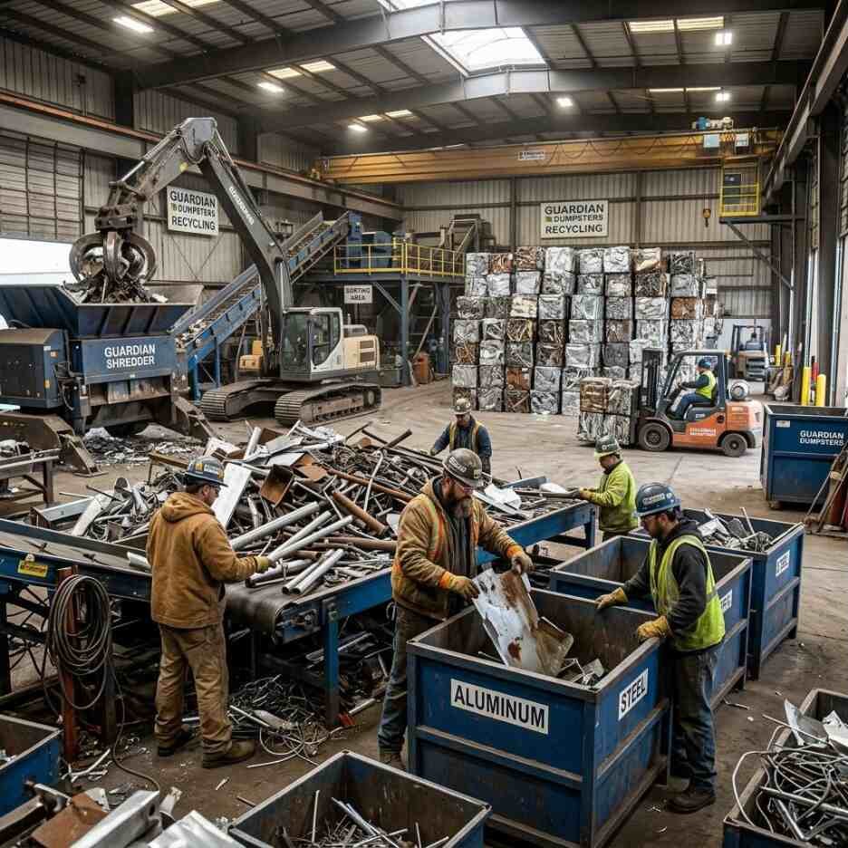 scrap metal recycling service and professional results