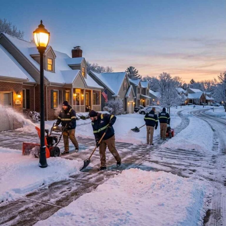 Snow Removal service and professional results