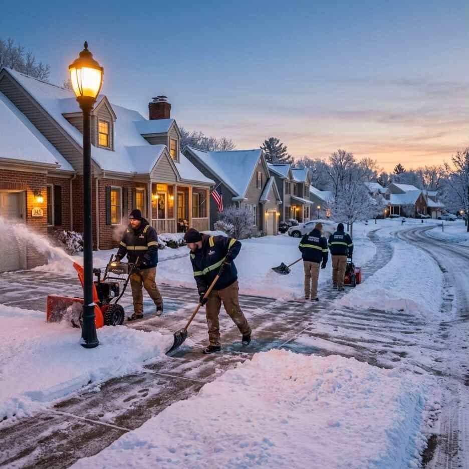 Snow Removal service and professional results