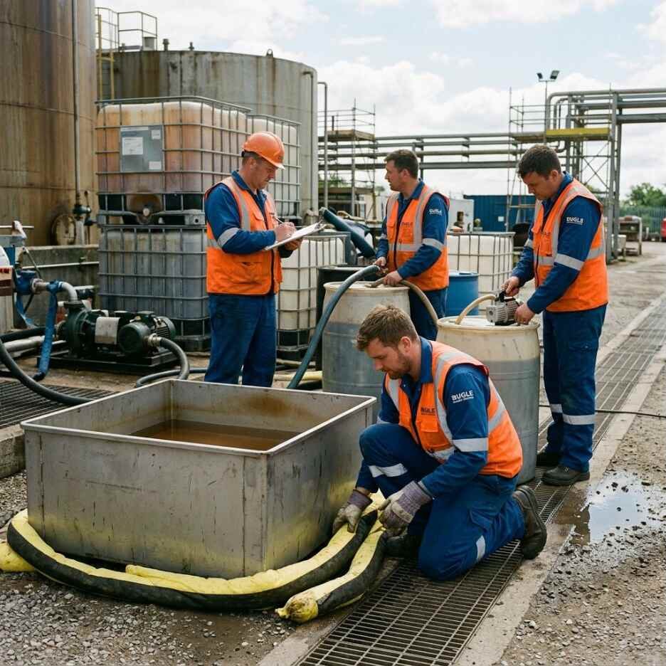 Spill containment service and professional results