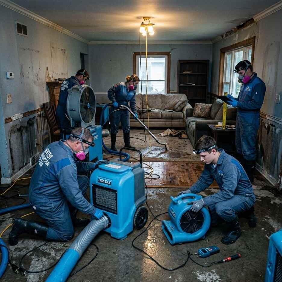 Water Damage Restoration service and professional results
