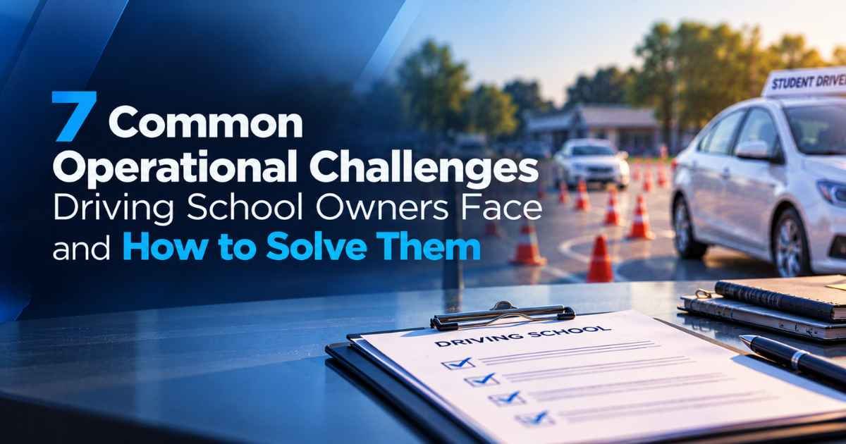 7 Common Operational Challenges Driving School Owners Face and How to Solve Them