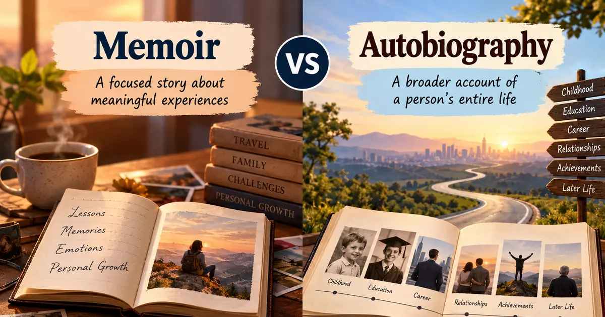 Memoir vs Autobiography