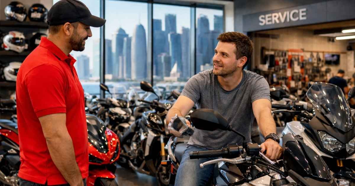 motorcycle shop in Qatar